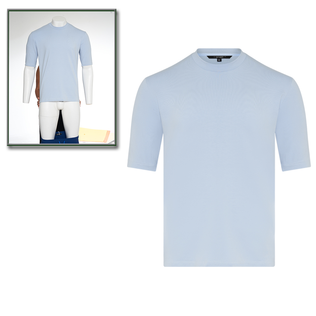 Clothing photo captured using ghost mannequin photography for a realistic 3D hollow effect