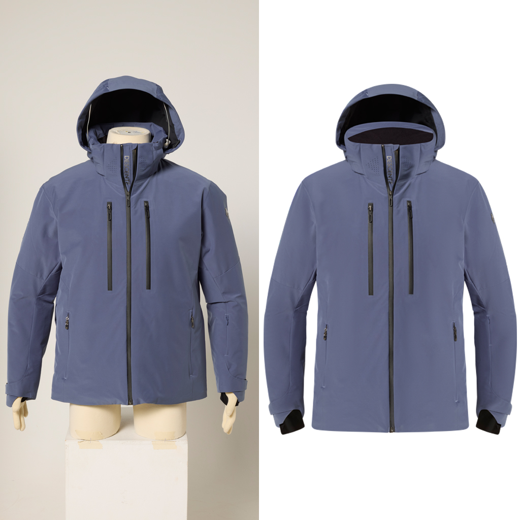 Apparel image edited using ghost mannequin services for a clean, realistic 3D display