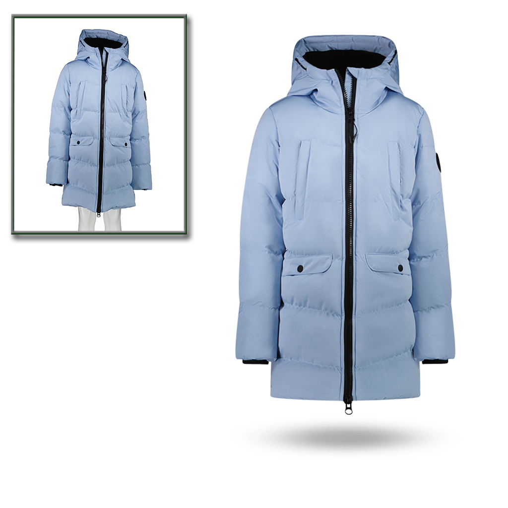 Apparel photo edited using neck joint manipulation for a natural and complete ghost mannequin effect