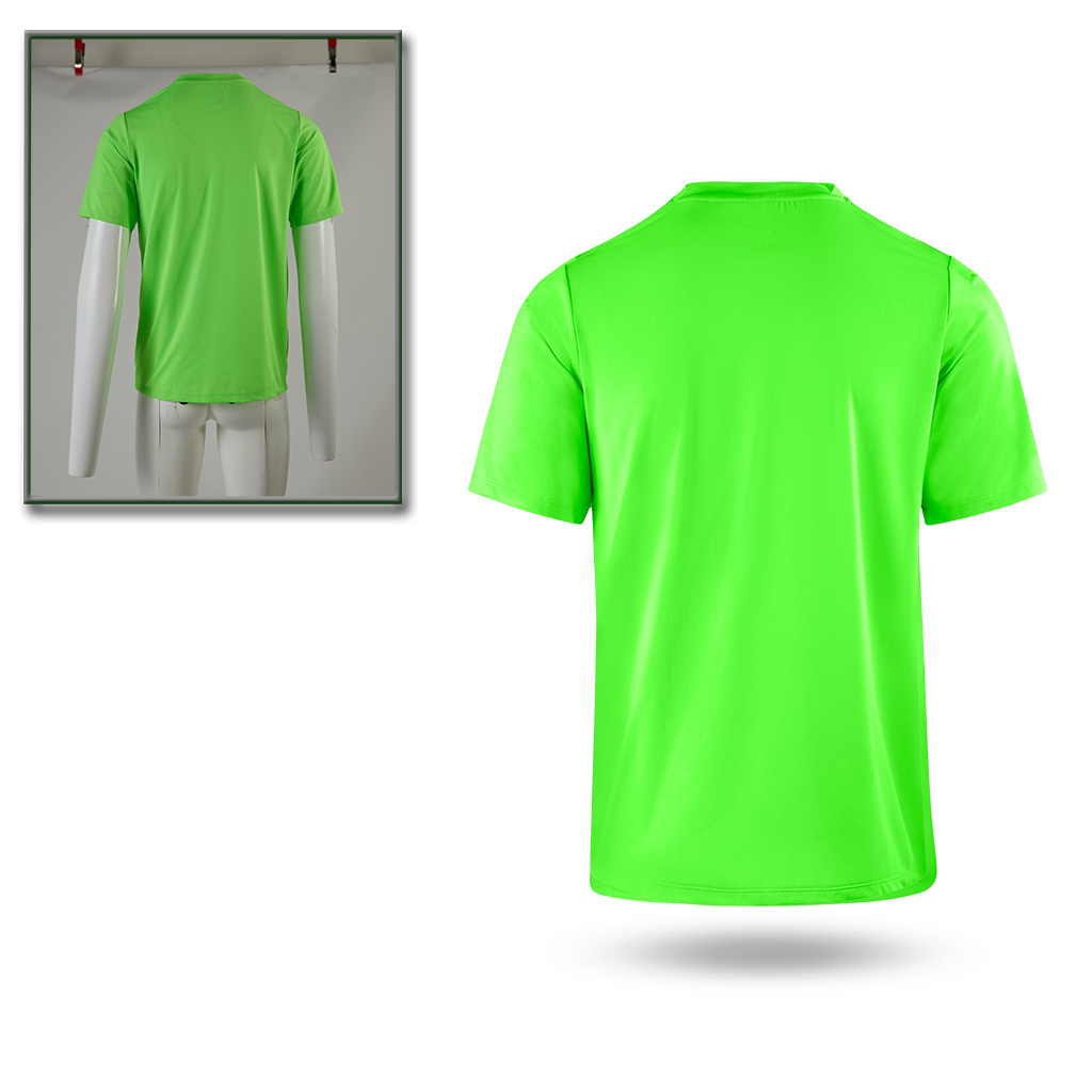 Clothing image edited using sleeves joint on ghost mannequin technique for a smooth, natural 3D look